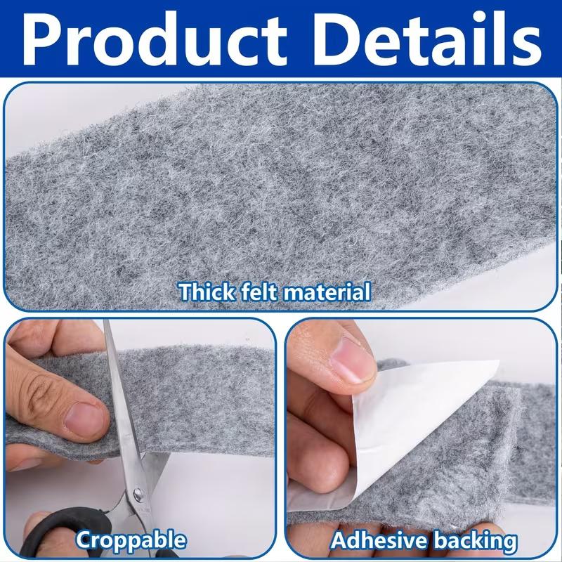 1pc 2/4m Thickened Felt Water Absorbing Sticker Self Adhesive Window Glass Anti Condensation Water Absorption Winter Window Acce