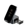 3-in-1 Charger A11pro+ Inductive 15w for Phone Smartwatch Headphones - Black