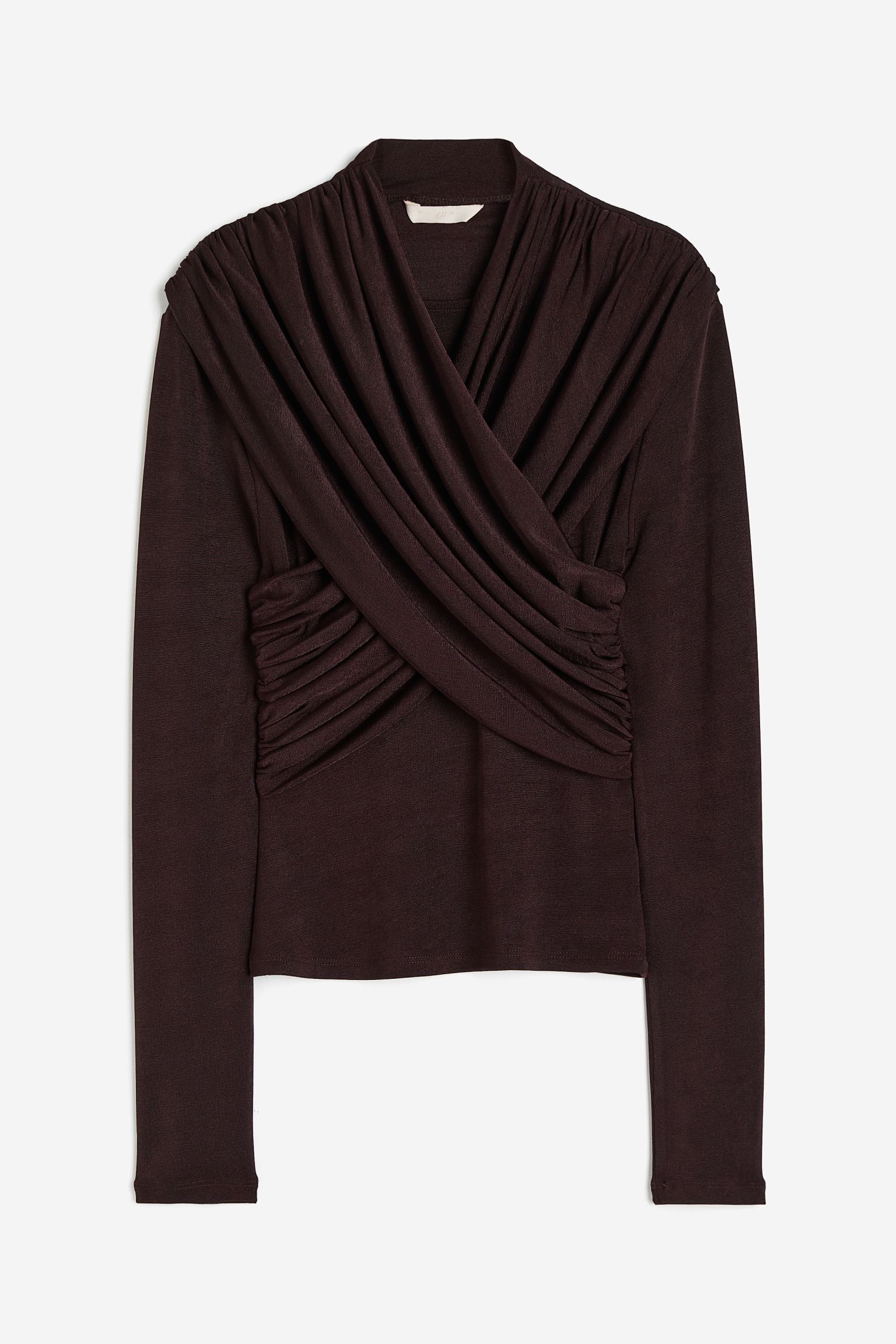 

Draped jersey top