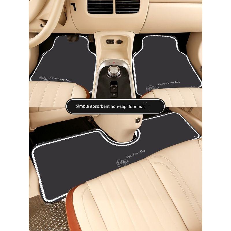 Car Floor Mats, Universal Water-Absorbent and Non-Slip Foot Mats for the Car, Simple and Easy to Clean, Car Mats for the Driver's Seat