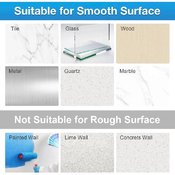 Upgraded Shower Caddy Adhesive Replacement,Strong Adhesive Hooks for Shower Caddy, Waterproof Shower Shelf Adhesive, Shower Adhesive Strips for