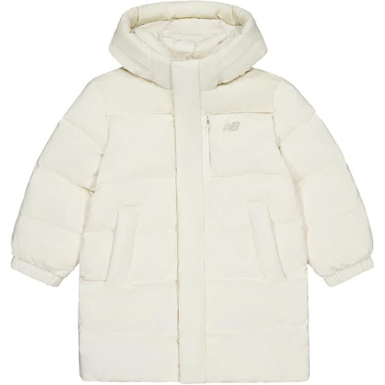 New Balance FW24 Down Jacket Kids  White 7PE4E093-IV 160