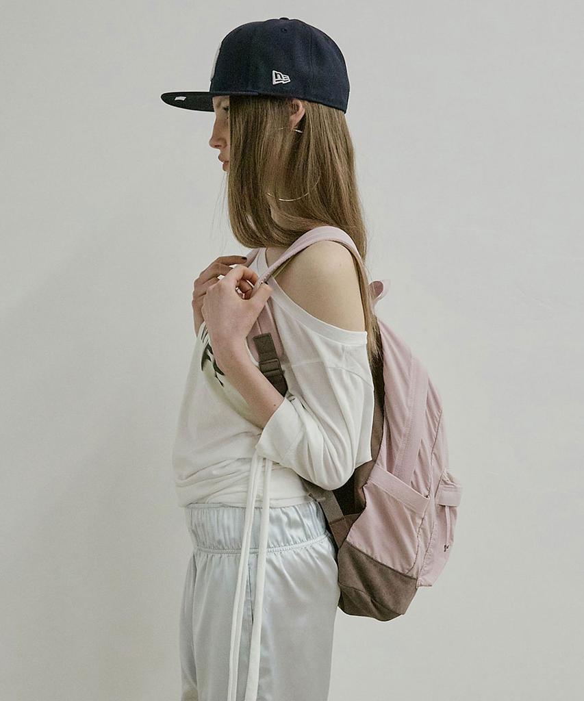 Sculptor Grumpy Girl Nylon Backpack Matt Pink
