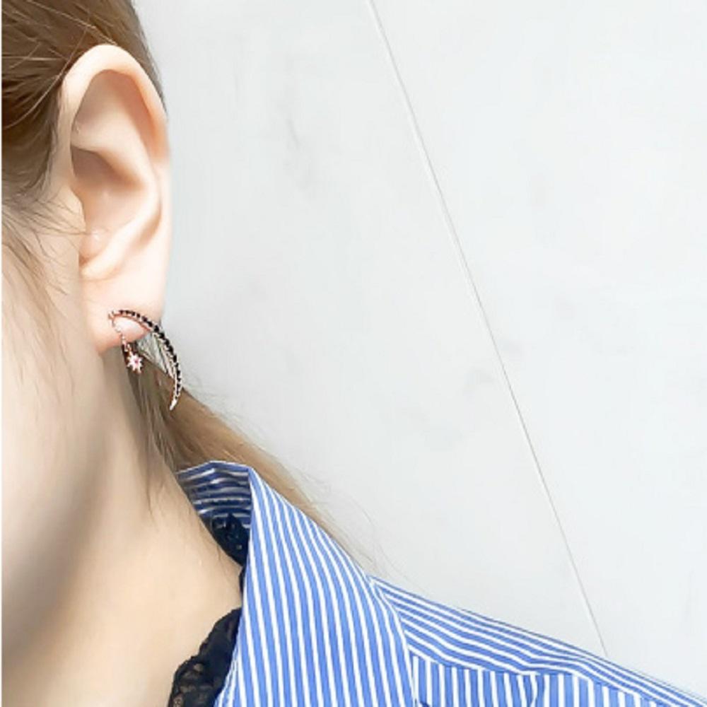 [Silver Needle] Moon Cry Earrings (2495665A)