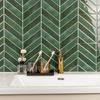 V-Shaped Waterproof Oil-Proof Self-Adhesive Decorative Wall Sticker for Home Beautification