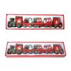 Lovely Christmas Decoration for Home Little Train Wooden Train Decor Christmas Ornaments New Year Supplies