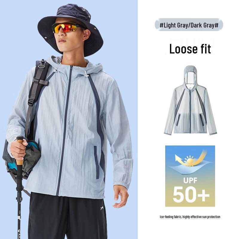 

K-BIRD UPF50+ UV Protection Unisex Summer Sun Jacket 3XL