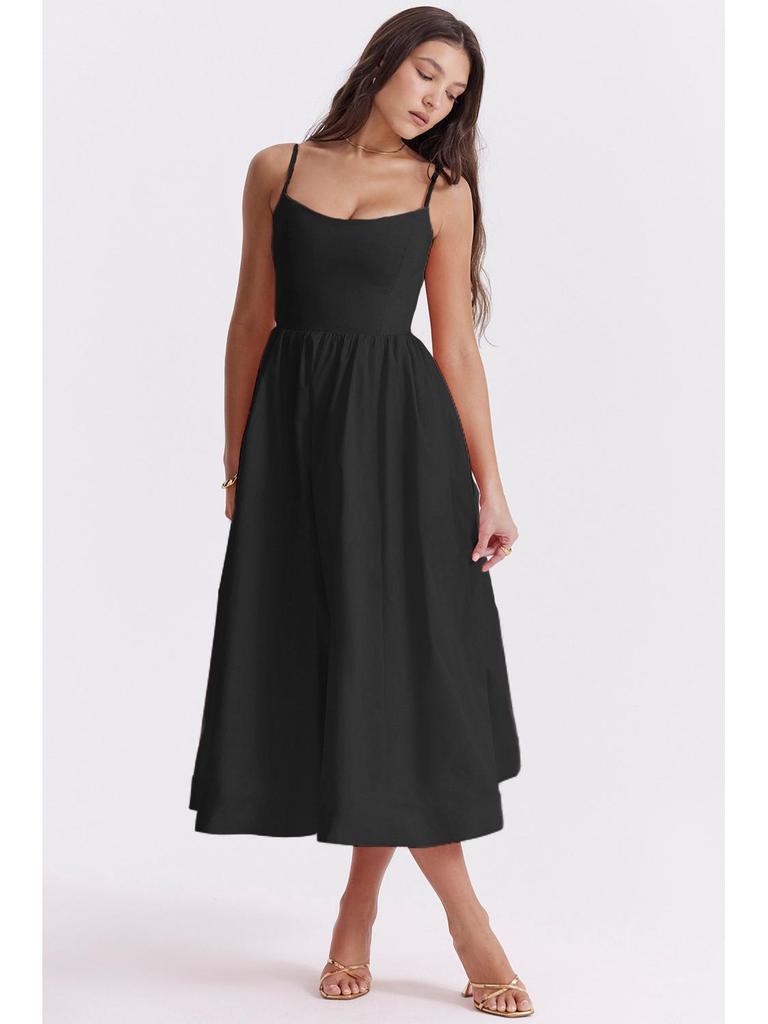 Women's Summer Backless Long Sling Dress – Sexy, Gentle Style