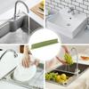 1pc Silicone Sink Baffle Splash Guard with Suction Cup Pool Oil-Proof Water Baffle Plate Kitchen Supplies Sink Organizer