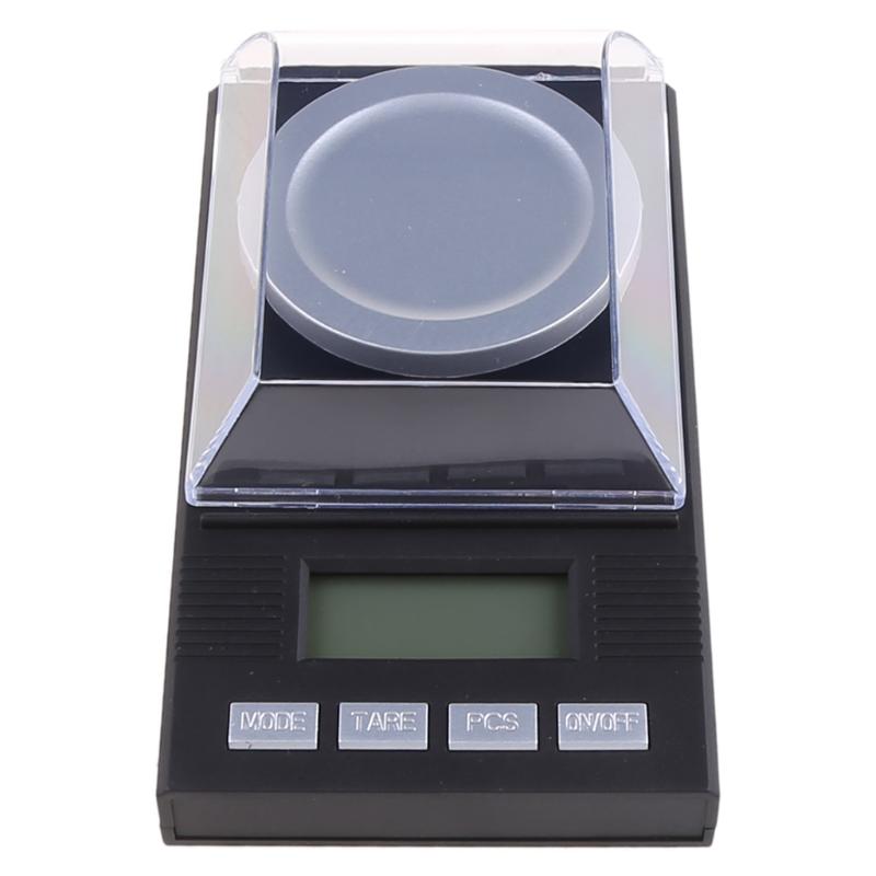 Balance Milligramme 20g / 0,001g avec Pince Plateau Poids de Calibration Alimentée par Pile
