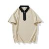 New Summer Men's Short Half-zipper Short-sleeved T-shirt Lapel POLO Shirt