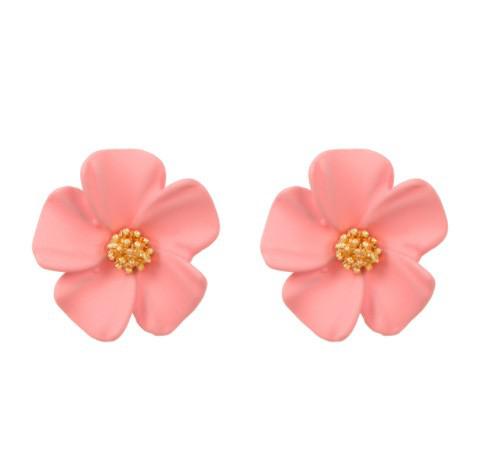 925 Silver Needle Crystal Pearl Leaf Flower Earrings For Women Jewelry Trending New Fresh Rural Style Stud Earrings Gift