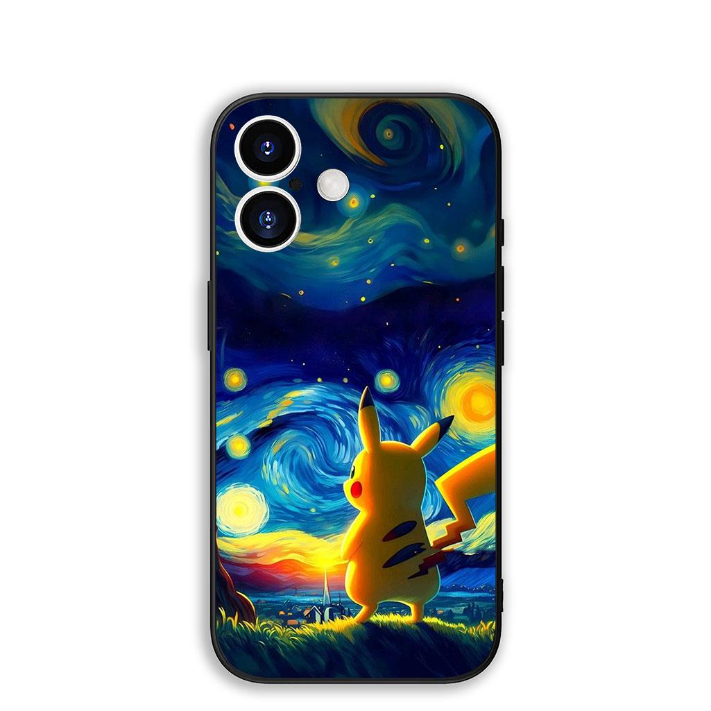 

Cover for Xiaomi Redmi 15 15C 14C 8A A4 A5 Note 8 7 14 Pro + 8T 14S Protective Phone Case Gengar P-Pikachus P-Pokemons GO Redmi Note 7 Pro