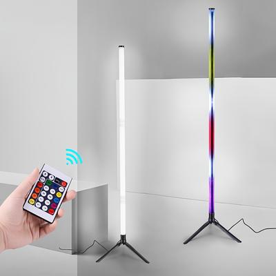 1 buc Lampă de podea RGB Lampă de colț RGB pentru podea Iluminare ambientală pentru dormitor Stil scandinav Schimbare de culoare Estompare Iluminare blândă
