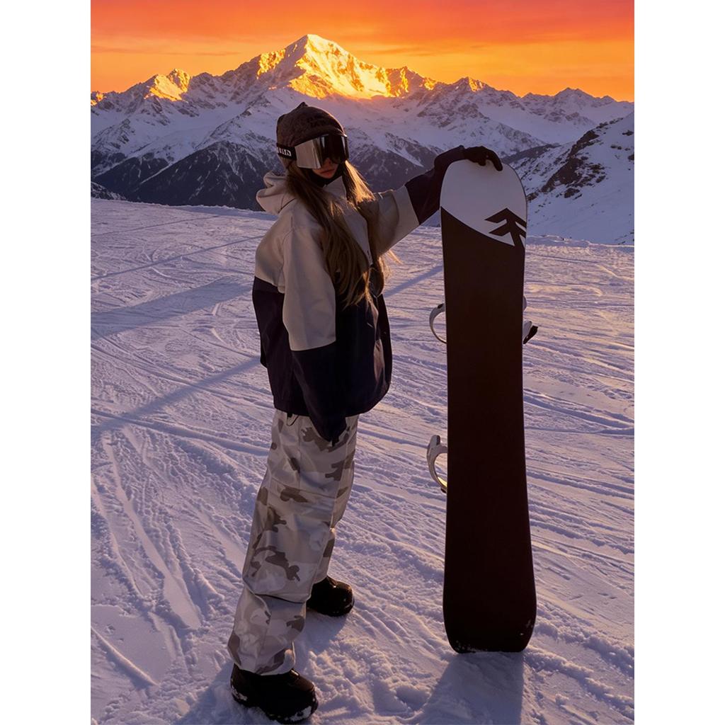 Verbessertes wasserdichtes Skianzug-Set: Herren- und Damen-Snowboard-Hoodie & Hose für Wärme