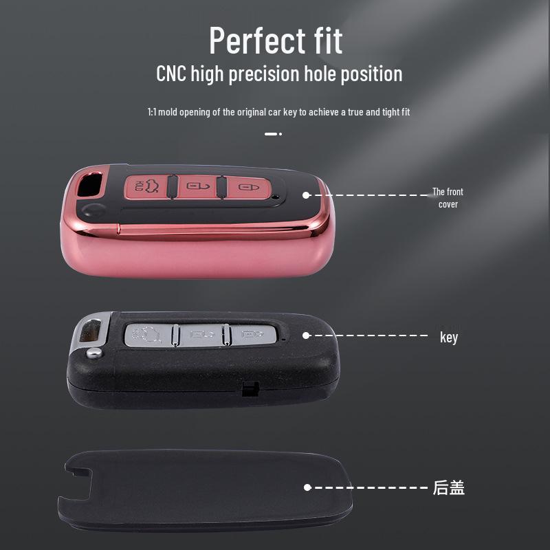 TPU Key Cover for Hyundai Elantra X35, Sonata, Kia Sportage, Forte