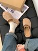 Fashion Flat Shoes Female Cover Toe Womens Slippers Outdoor Pantofle Platform Slides 2025 Summer Slippers Women Summer Flat Shoes Female
