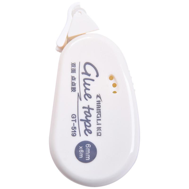 

Двусторонняя клейкая бумажная лента с точками, клейкая лента для скрапбукинга, поделок, декора, офиса, школы, канцелярских принадлежностей 6 мм x 6 м белый