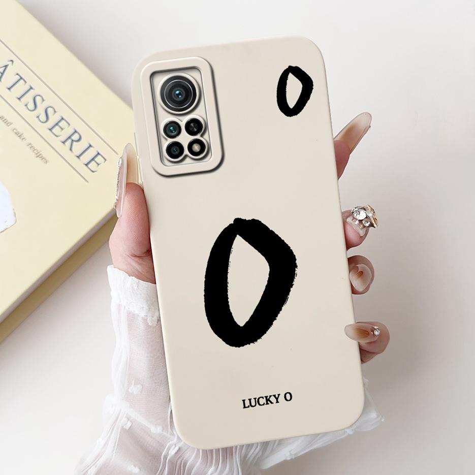 For Xiaomi Mi 10T Pro 5G Case Cute Lucky Letters Cover Soft Silicone Phone Case For Xiaomi Mi 10T Mi10T Pro 5G Back Cover Bumper