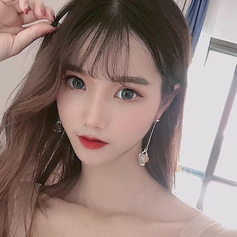 Elegant Face-Slimming Cat s Eye Dangle Earrings for Women