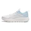 Li Ning Slip Resistant Abrasion Resistant Low Top Casual Shoes Women's White Blue AGLU260-1