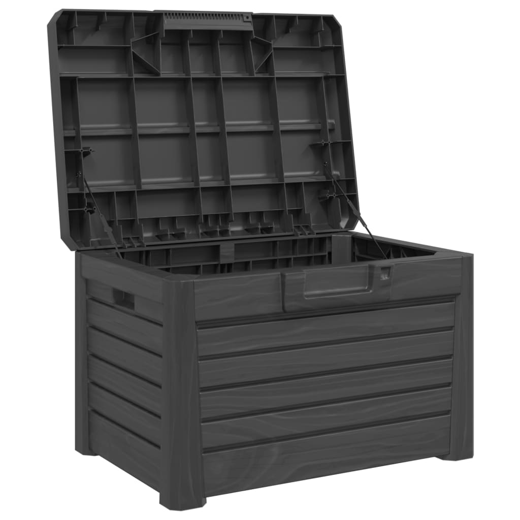 Outdoor Cushion Box Anthracite 73 x 50.5 x 46.5 cm Polypropylene
