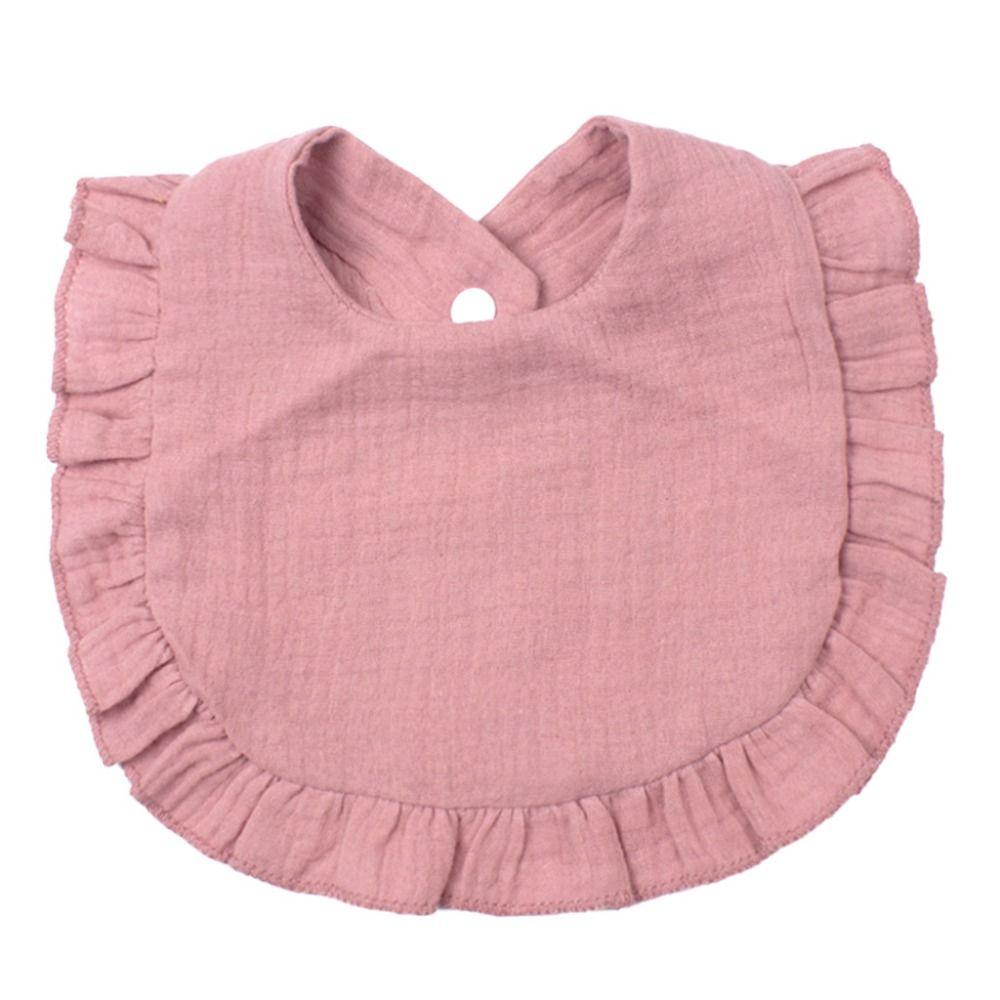 Solid Colored Bandana Drool Bibs Absorbent Teething Drooling Bib Muslin Baby Bibs Boys Girls