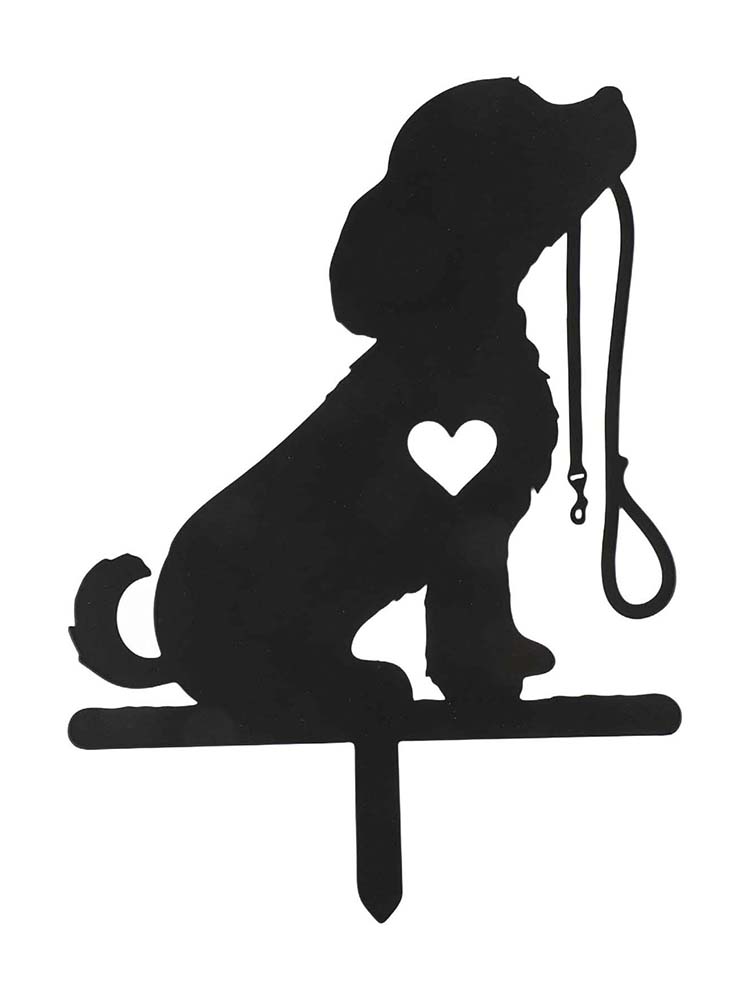 Garden Spaces 6.96 X 9.84 Inches Iron Garden Stake Metal Garden Decor Firm Material Visual Appeal Weather Resistant