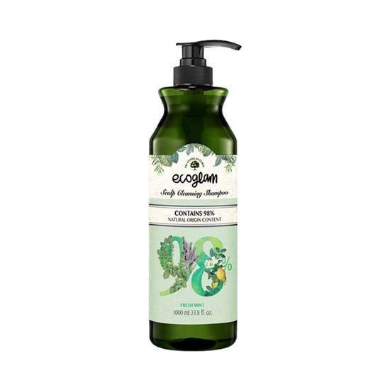 ecoglam scalp cleansing shampoo fresh mint 1000ml