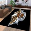 Harley Davidson Adler Design geeignet als rutschfeste Matte für das Wohnzimmer oder Schlafzimmer Sofa