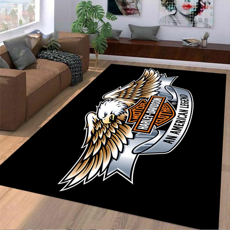 Harley Davidson Adler Design geeignet als rutschfeste Matte für das Wohnzimmer oder Schlafzimmer Sofa