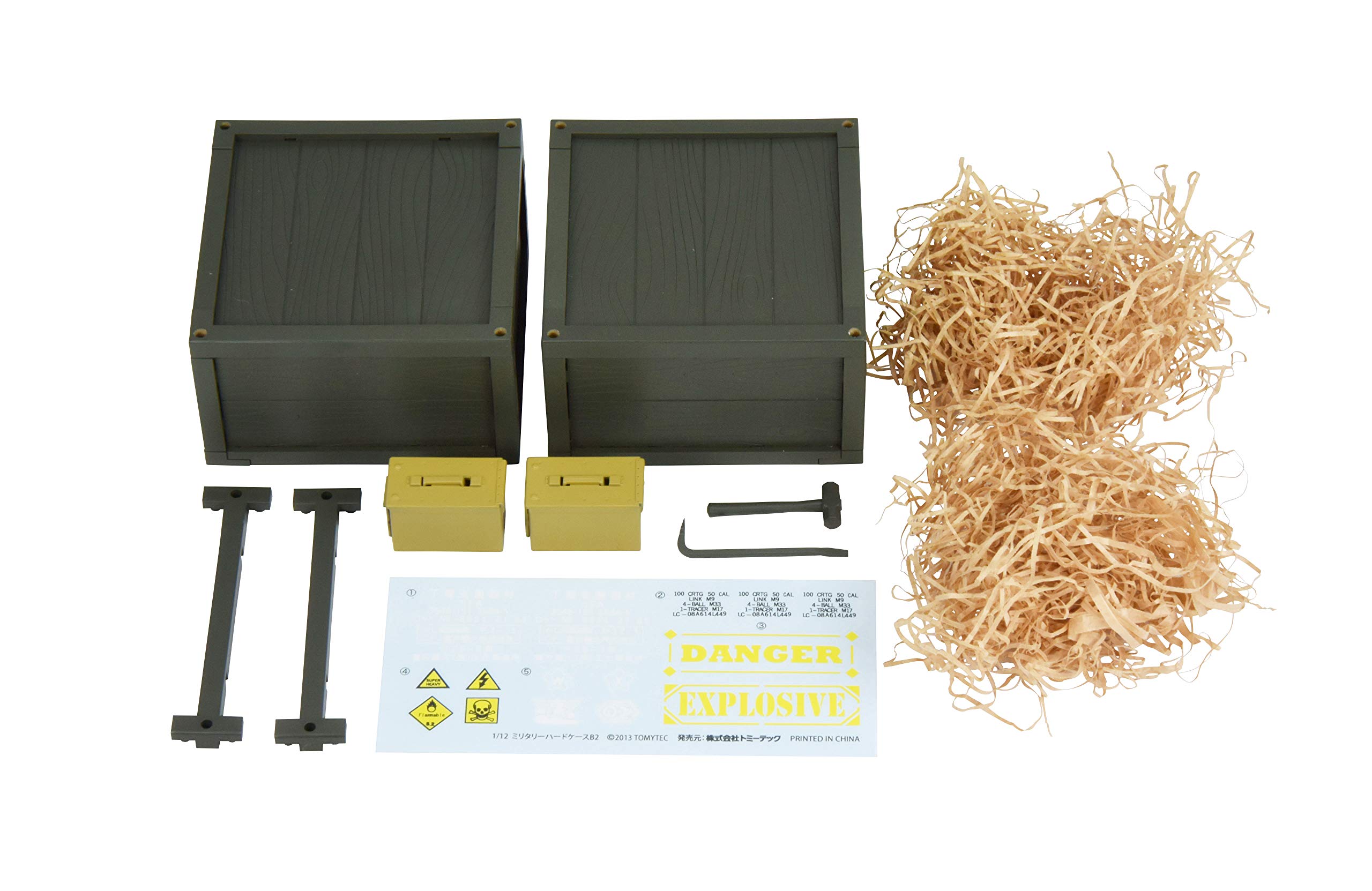 

TOMYTEC Little Armory LD021 Военный жесткий кейс B2 Пластиковая модель оливковый