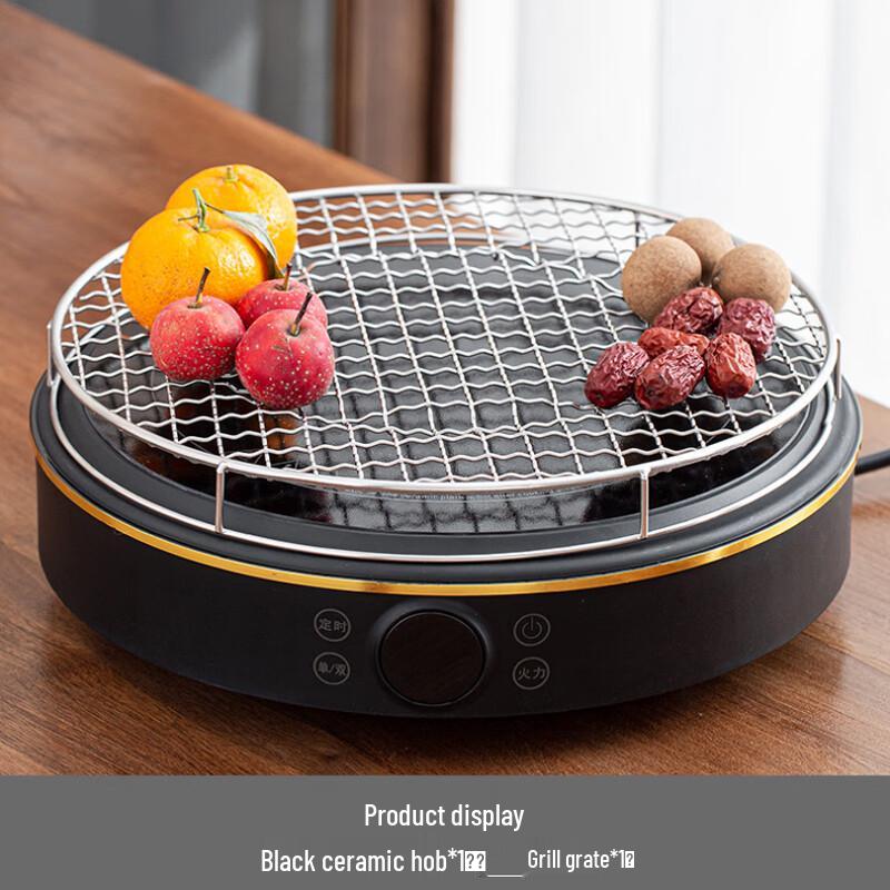 OIMG High-Power Indoor Electric Ceramic Cooktop with Grill