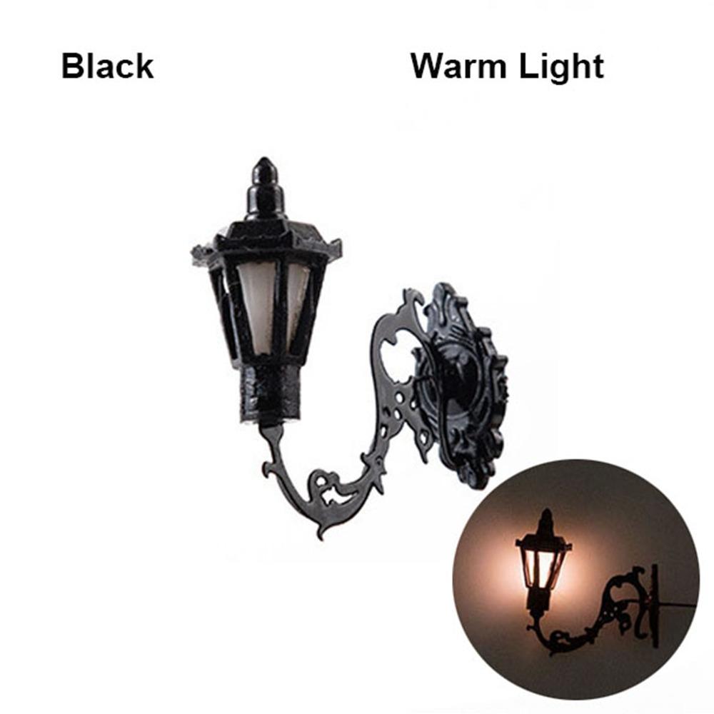 

Кукольный домик Садовый декор Белый/Теплый свет Модель 12V Садовый Двор Светодиодный свет Кукольный домик Настенный светильник