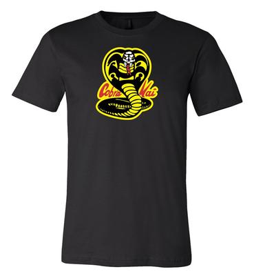 Cobra Kai Big Cobra Logo T-Shirt 6 Sizes Youth Med - Adult 6Xl!!