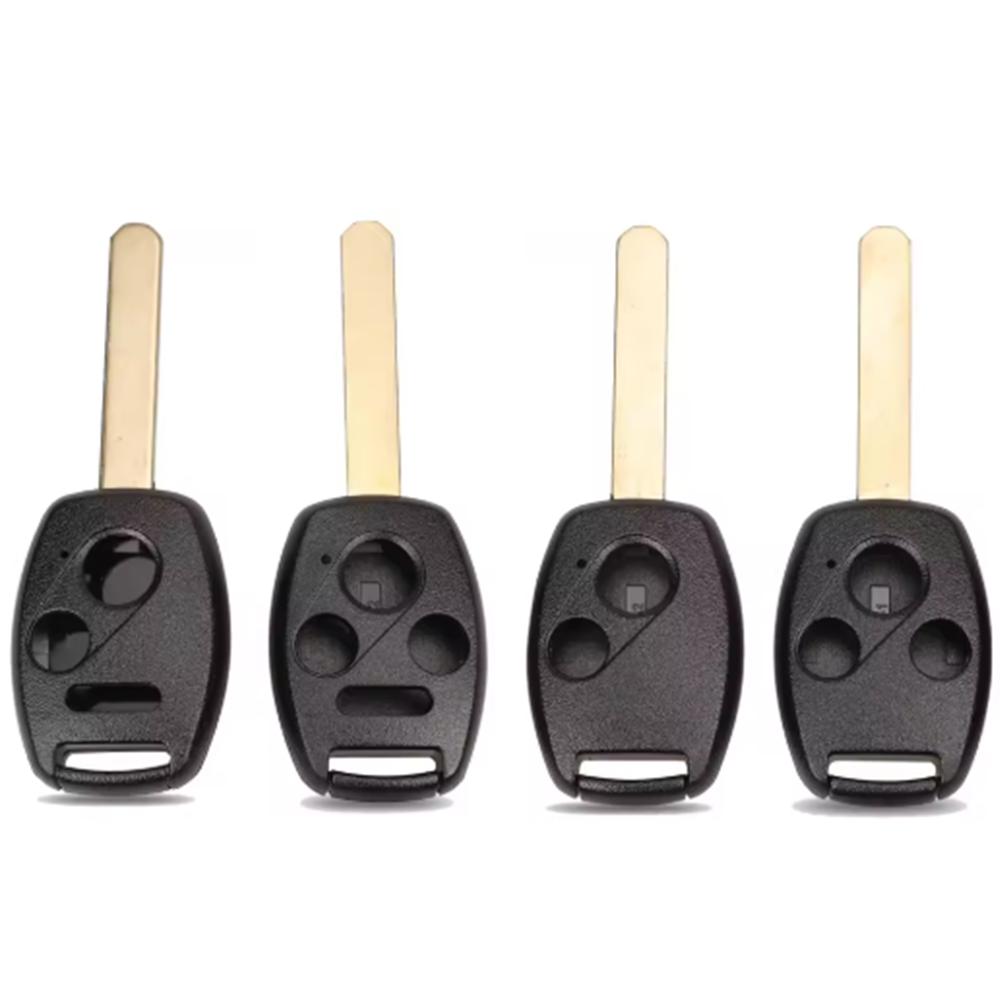 20Pcs 2 /2+1 /3 /3+1 Buttons Car Key Case Shell Remote Fob Cover For Honda Cr-V Civic Insight Ridgeline 2003 2008 2009
