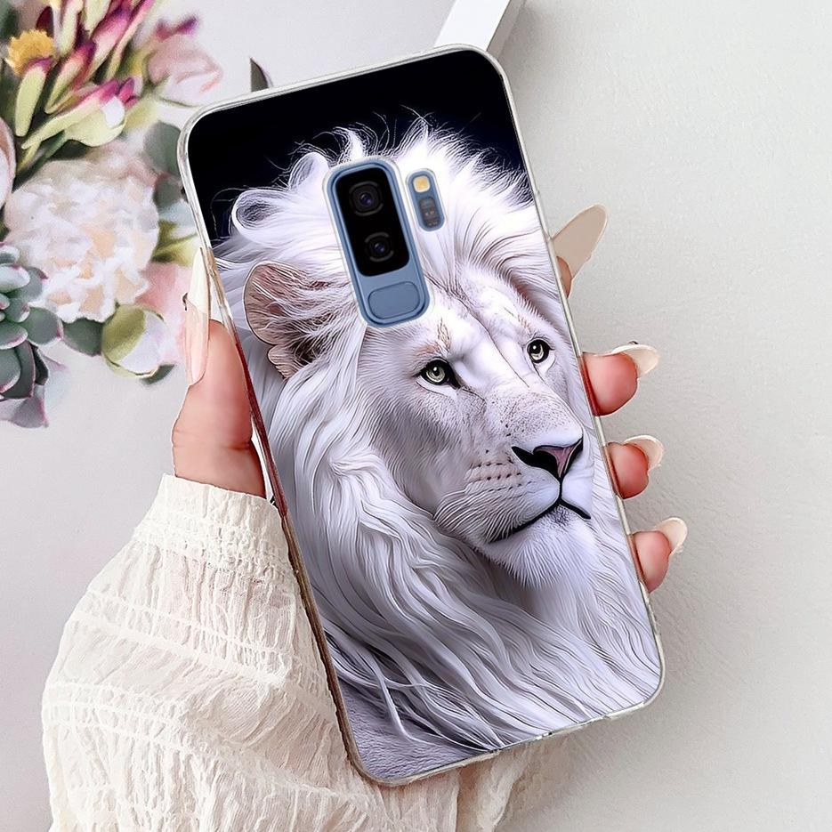 For Samsung Galaxy S9 Case SM-G960F Cute Cat Painted Cover Soft Slim Phone Case For Samsung S9 Plus S 9 Galaxy S9+ SM-G965F Bags