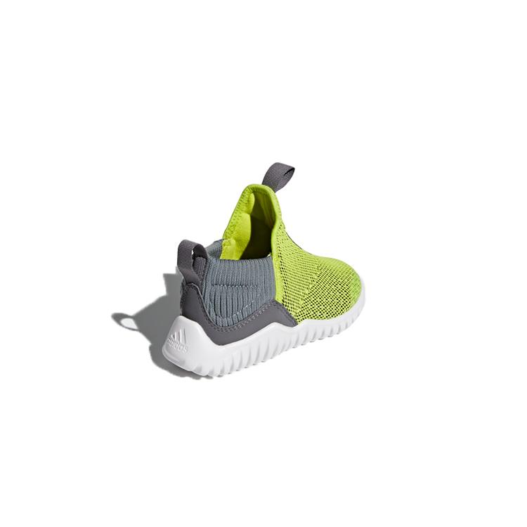 Adidas Rapidazen 2 I Slip Resistant Low top Toddler Shoes Yellow Gray Infant And Toddler CP9426