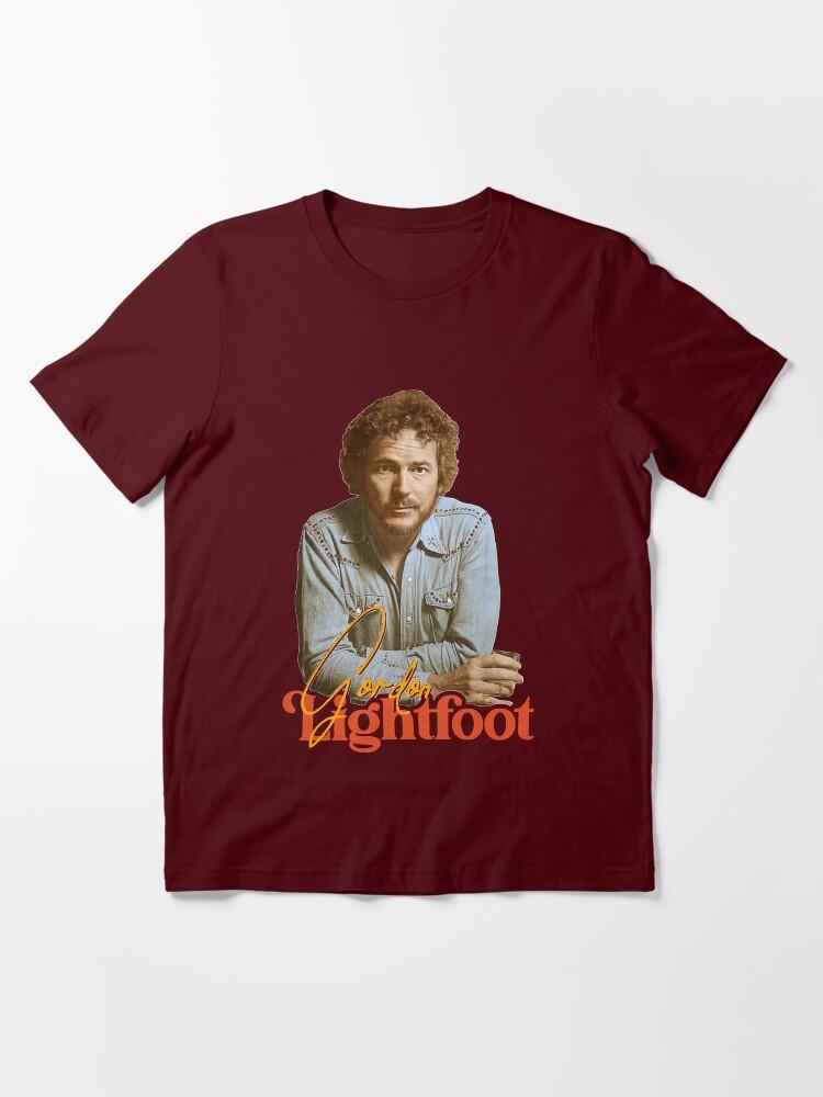 Gordon Lightfoot Day gift for gordon lightfoot retro folk rock icon gifts music fans Essential T-Shirt