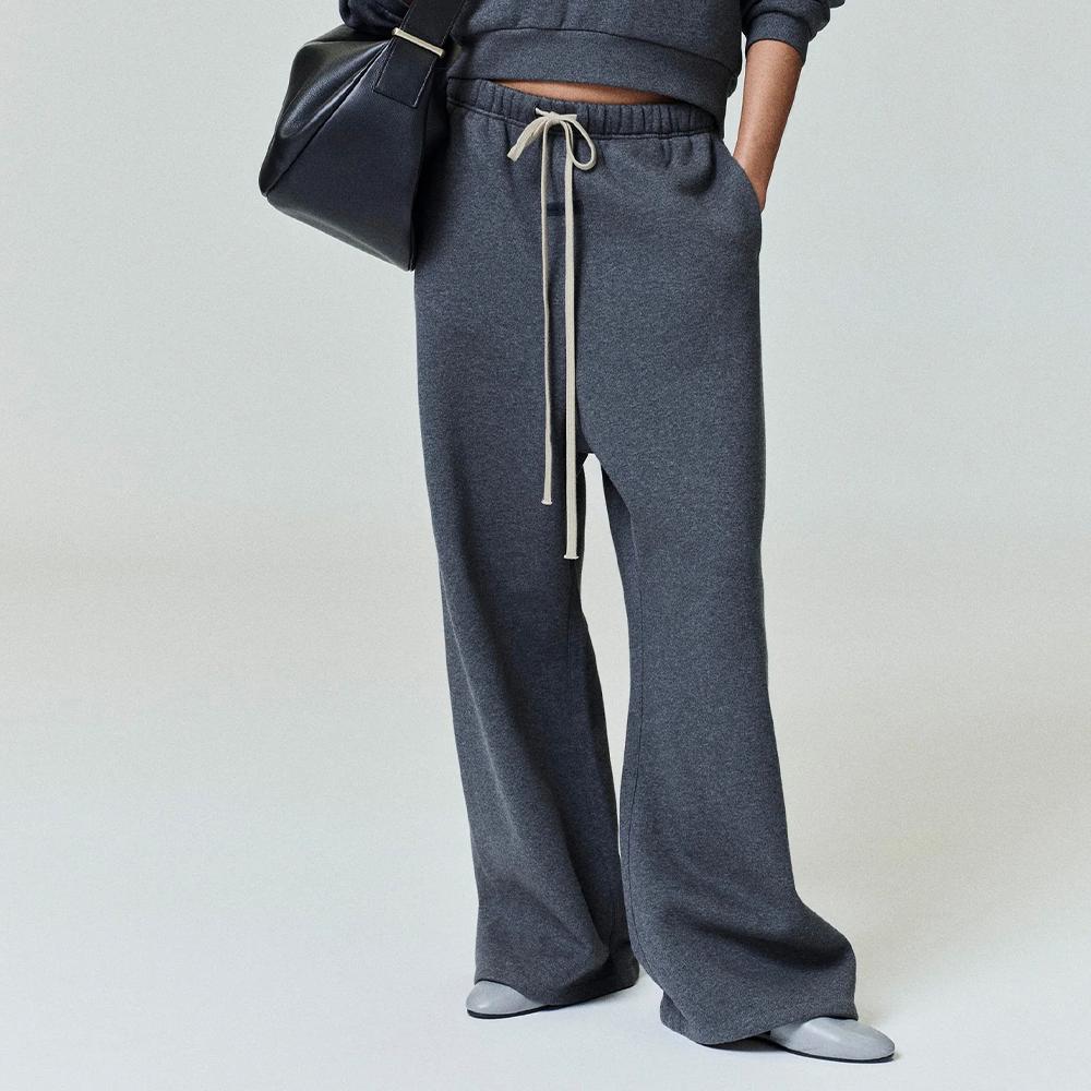 Fear of God Essentials Lounge Sweatpants Charcoal Heather Women Bottoms Grey 130HO255631FW