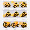 Children Detachable ABS Truck Toy DIY Assemble Construction Vehicle Model Boys Birthday Holiday Gift