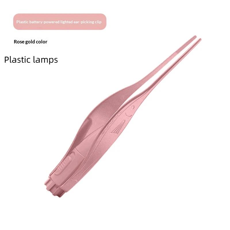 Children'S Luminous Ear Scoop Visual Earpick Ear Scoop Luminous Tweezers Booger Clip Ear Pick Set