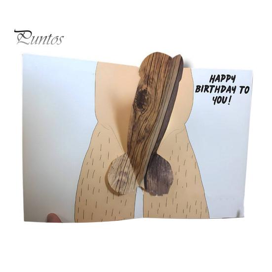 Felicitare de zi de naștere Pop-Up Dick Cadou de zi de naștere pop-up amuzant 3D Felicitare amuzantă Felicitare sexy de Ziua Îndrăgostiților pentru soț, tată