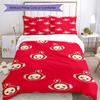 3pcs Teletubbies Bedding Set Duvet Cover Closure Includes 1 Duvet Cover & 2 Pillowcases, Soft and Comfortable for All Seasons.