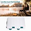 2PCS Double Sided Fishing Lures Box 10 Slots 14 Slots Large Capacity Fishing Tackle Storage Case Transparent Visible