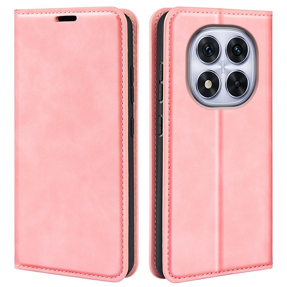 For Xiaomi Redmi Note 14 Pro 5G/Poco X7 5G Case Skin-Touch Leather Wallet Phone Cover