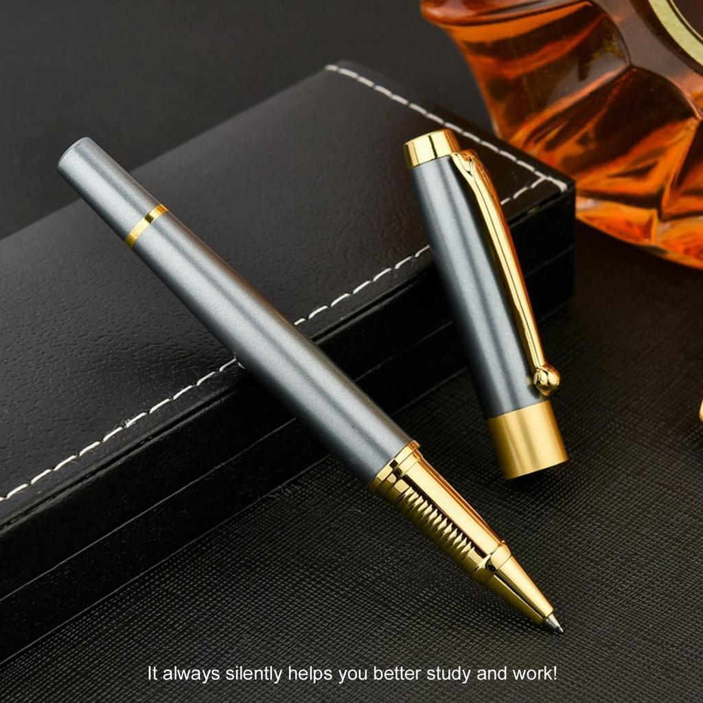 Roseelf Luxury Ballpoint Stylish and Popular Gift Set with Black Line Perfect Gift Set for Men and Professional Nice Ballpoint Elegant Gift