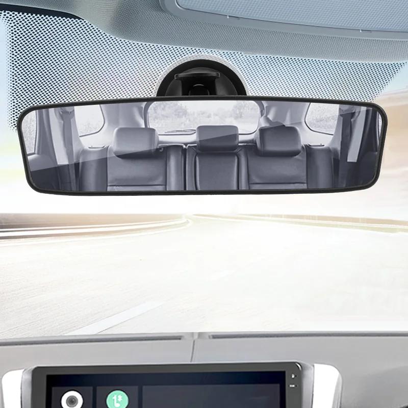 Vnitřní zpětné zrcátko 360° Rotuje Zrcátko do auta Širokoúhlé zpětné zrcátko Nastavitelná přísavka Auto-Styling Univerzální