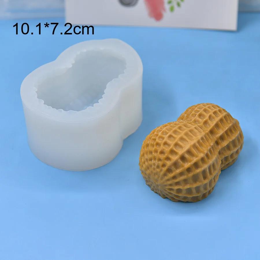 

2026 Latest Models DIY Peanut Shaped Silicone Mold for Aromatherapy Gypsum And Epoxy Resin Handmade Plaster Decoration Mould