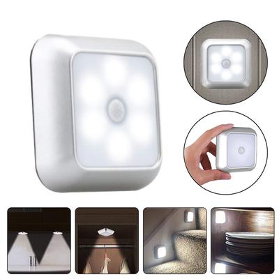 Battery Powered Motion Sensor Night Light Wall Lamp For Cupboard Toilet Home